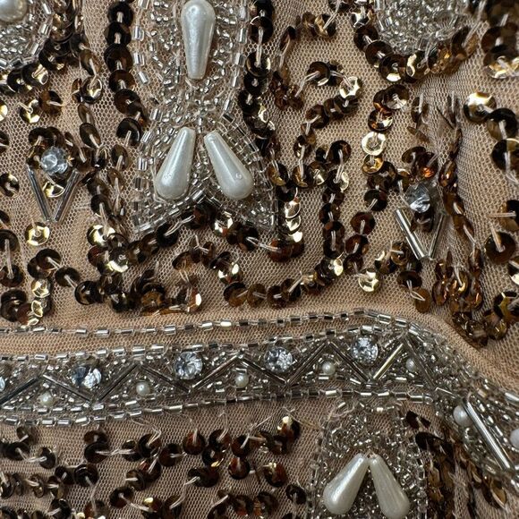 NWT Mac Duggal Vintage style Copper midi dress 93764 Size 14 - Picture 15 of 15